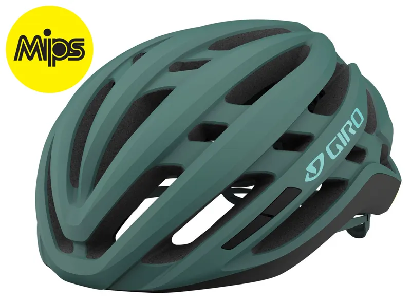 Giro Agilis Mips Womens Road Helmet Matte Grey/Green